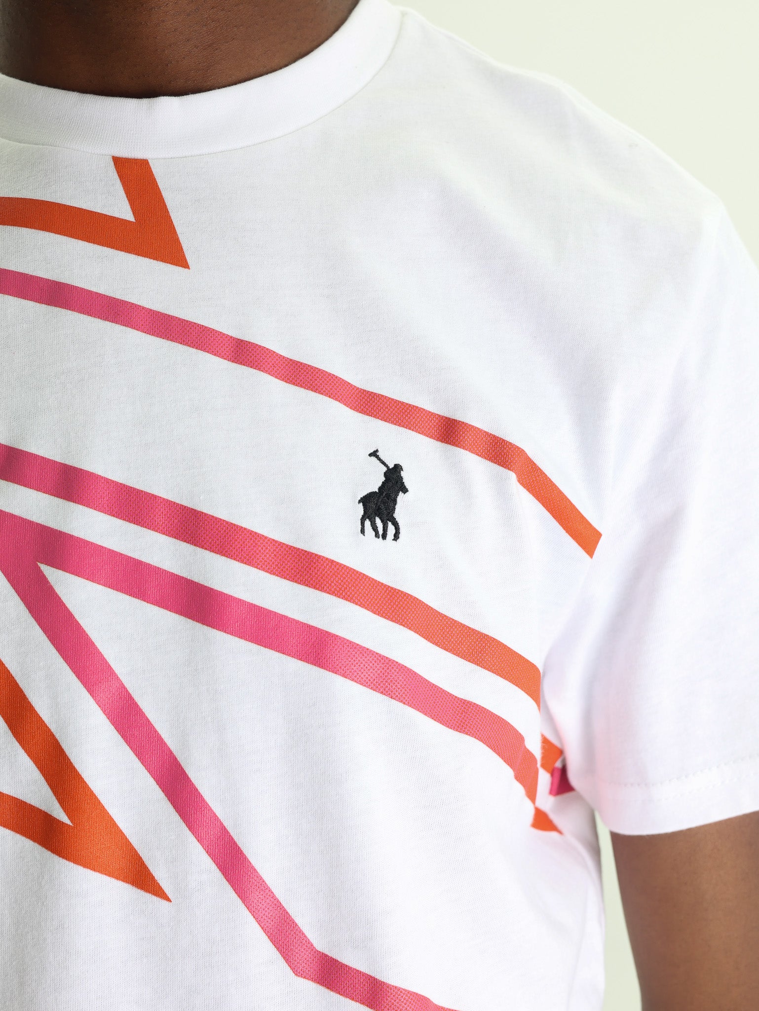 Polo T-Shirt Logo White